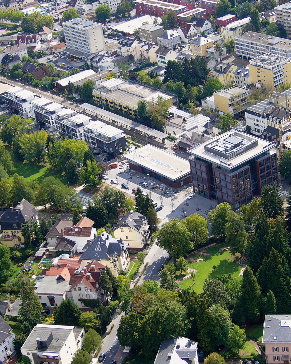 Aufsicht Gelände Messer Group - Architektur Eberhard Horn Designgruppe