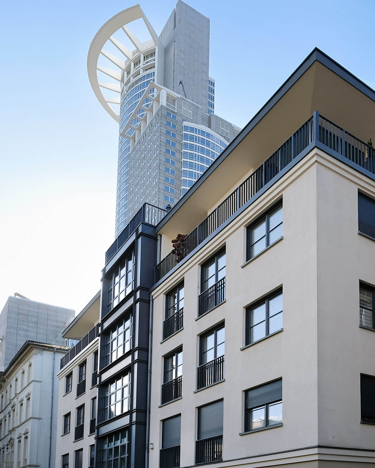 Fassade Wohnhaus Frankfurt, Eberhard Horn Designgruppe Architektur