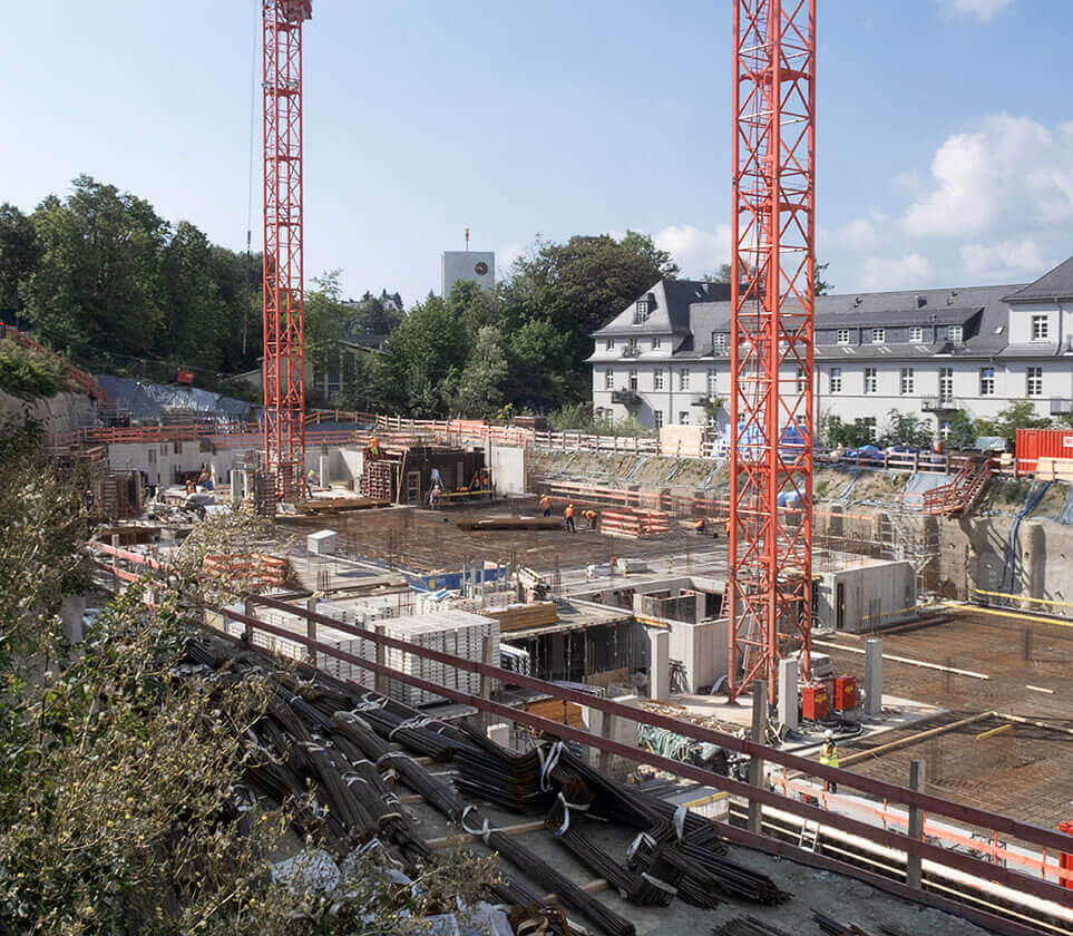 Königsteiner Höfe Kran Baustelle