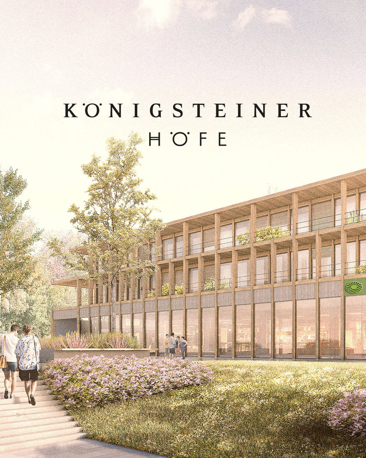 Visualisierung der Königsteiner Höfe geplant von der Eberhard + Florian Horn GmbH