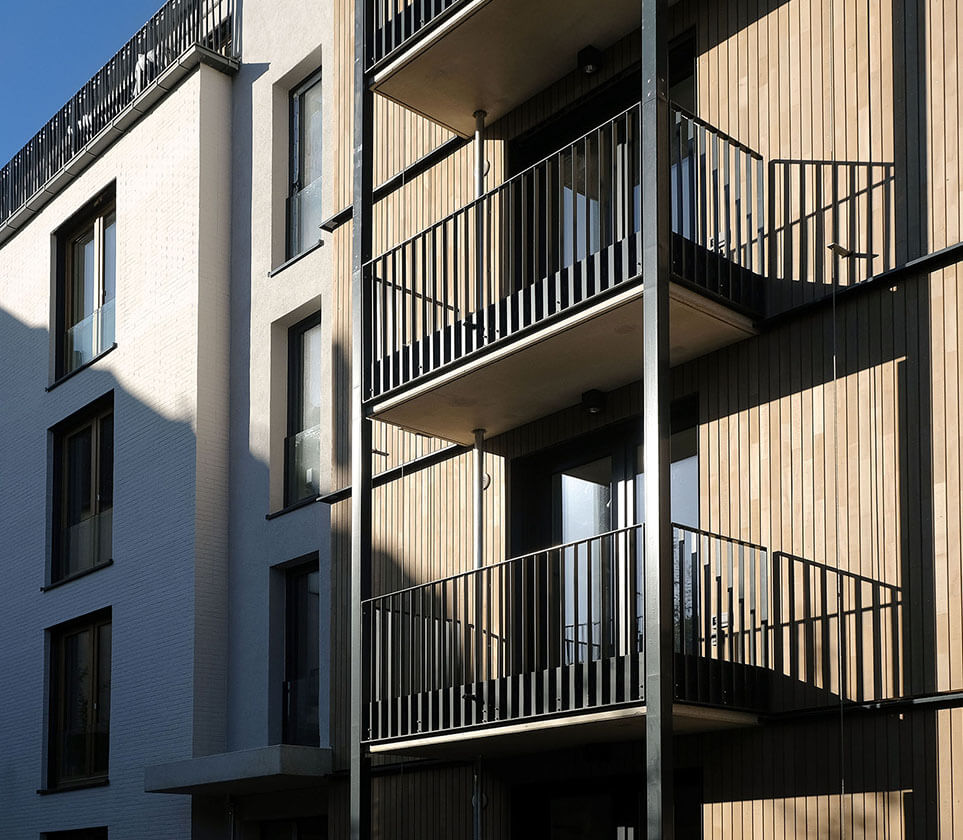 Fassadenbild Königsteiner Höfe. Architektur Eberhard + Florian Horn GmbH